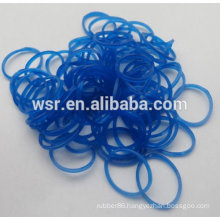 synthetic transparent blue color rubber bands